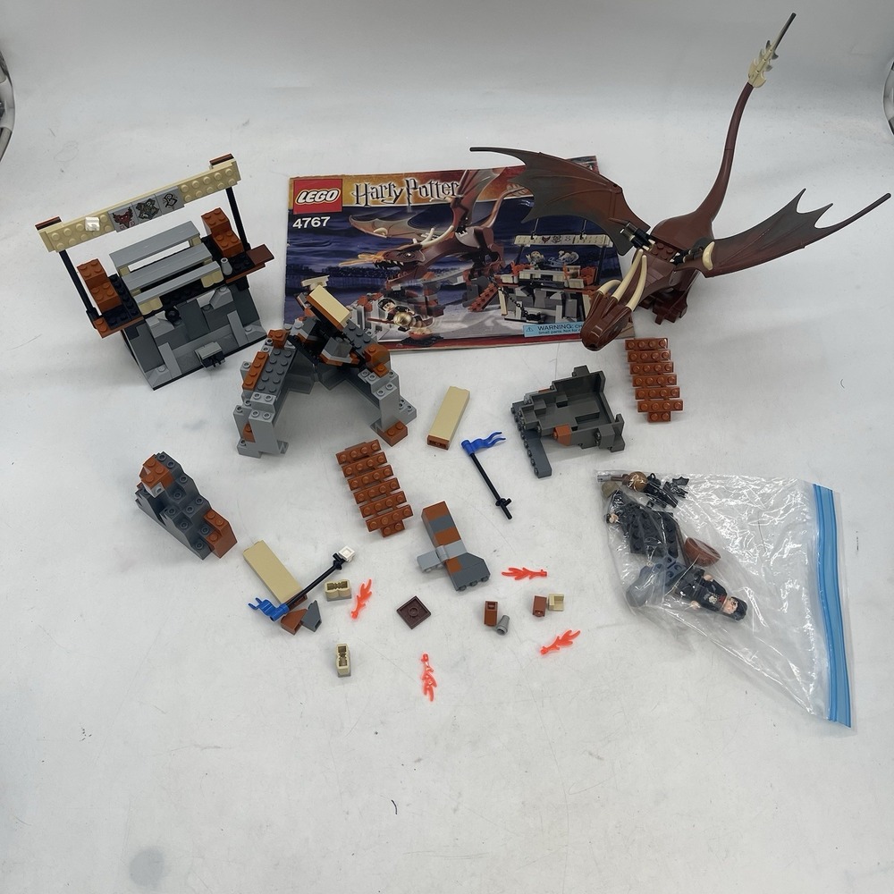 Lego Harry Potter & The Hungarian Horntail 4767 Rare, Instructions Complete ?